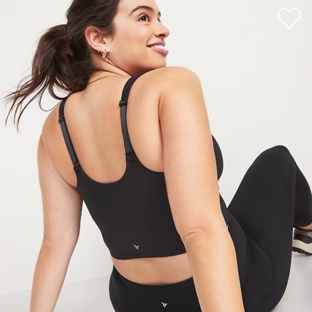 Old Navy Active Longline Sports Bra Athleisure Top